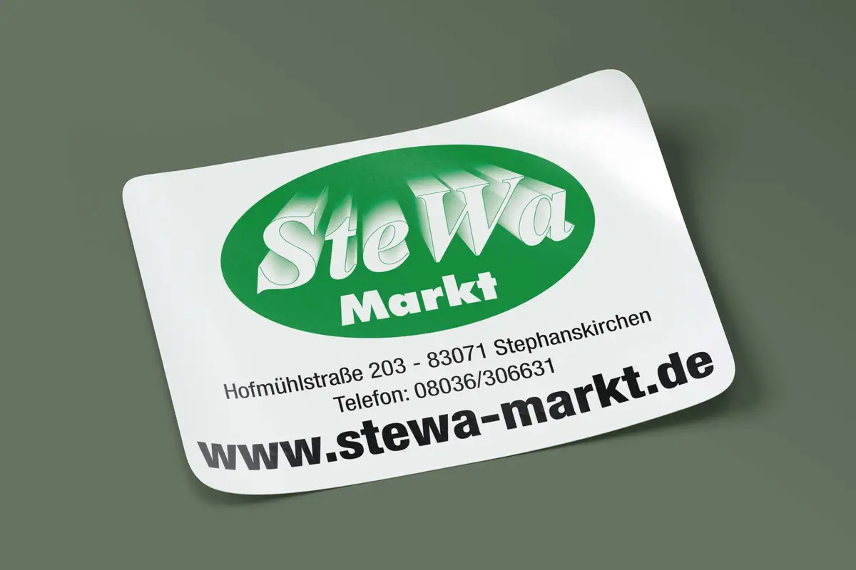 SteWa Markt Stephanskirchen Aufkleber - modal